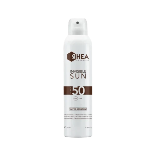 Спрей RHEA Invisible Sun невидимый для тела SPF50 Spray invisibile viso e corpo