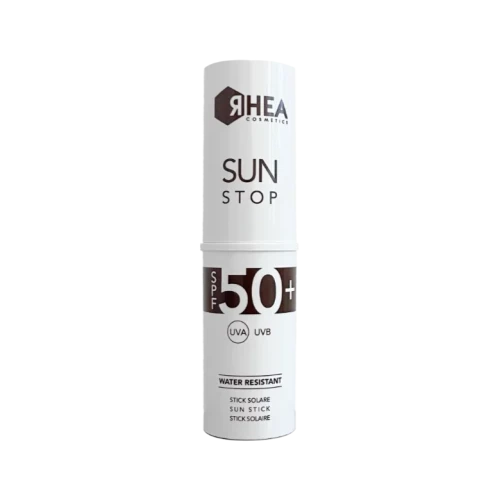 Бальзам RHEA SunStop SPF50+ невидимый солнцезащитный стик для уязвимых зон кожи лица и тела