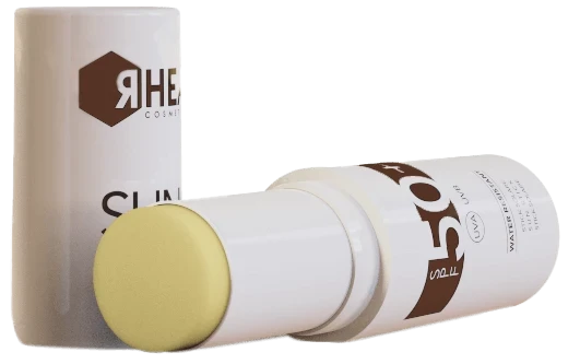 Бальзам RHEA SunStop SPF50+ невидимый солнцезащитный стик для уязвимых зон кожи лица и тела