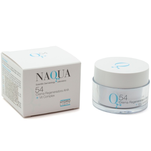 Крем NAQUA SDL Q54 восстанавливающий с АХА кислотами и витаминным комплексом Crema Regeneradora AHA Vit Complex