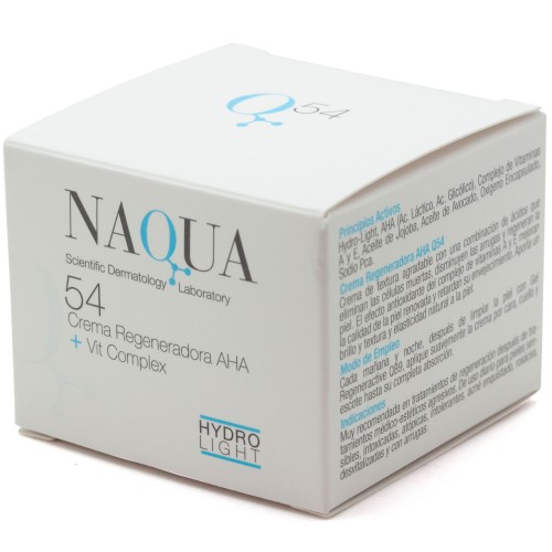 Крем NAQUA SDL Q54 восстанавливающий с АХА кислотами и витаминным комплексом Crema Regeneradora AHA Vit Complex