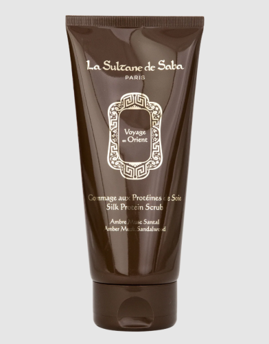 Гоммаж La Sultane de Saba протеины шелка для тела Путешествие на Восток Amber Musk Sandalwood