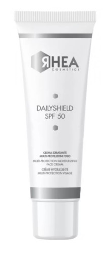 Крем RHEA DailyShield SPF50 увлажняющий с комплексным защитным действием Crema solare idratante Multi-Protezione SPF50