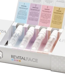 Набор RHEA RevitalFace 4-ступенчатая интеллектуальная система безинъекционной мезотерапии Trattamento longevità intensivo viso e collo