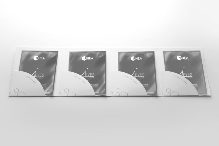 Маска RHEA 4Eyes Mask лифтинг омолаживающая с эффектом биоармирования верхней части лица Maschera anti-age contorno occhi e fronte