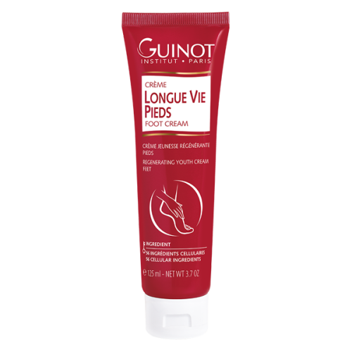 Крем GUINOT омолаживающий питательный для ног с 56 активными компонентами Creme Longue Vie Pieds