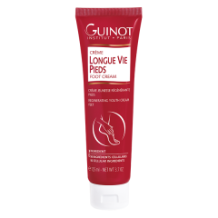 Крем GUINOT омолаживающий питательный для ног с 56 активными компонентами Creme Longue Vie Pieds