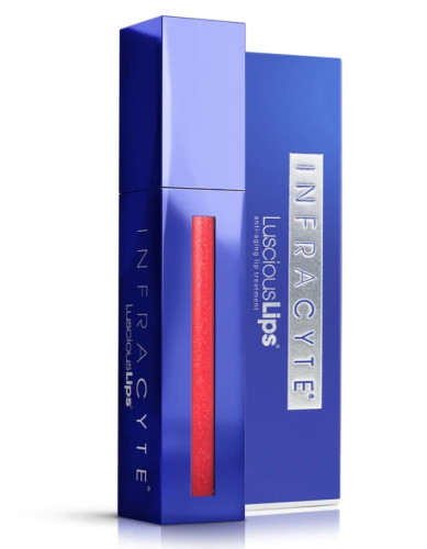 Блеск Luscious Lips антивозрастной для губ Are You Red-dy? тон № 321 спелая малина