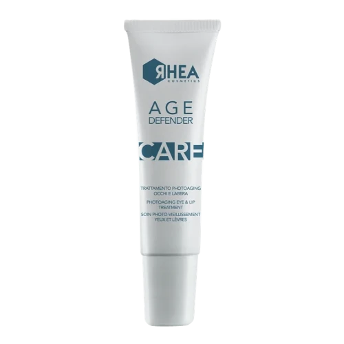 Крем RHEA Age Defender для защиты области глаз и губ от фотостарения с филлер эффектом Trattamento Photoaging occhi e labbra