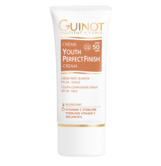 Крем Guinot увлажняющий омолаживающий с тонирующим эффектом SPF 50 Creme Youth Perfect Finish