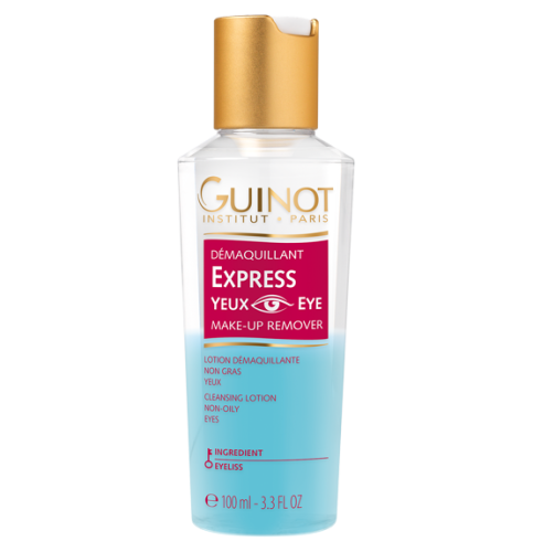 Средство Guinot двухфазное для экспресс очищения области глаз Demaquillant Express Yeux