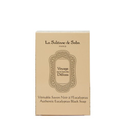 Мыло La Sultane de Saba черное мягкое с эвкалиптом для лица и тела Authentic Black Soap Eucalyptus