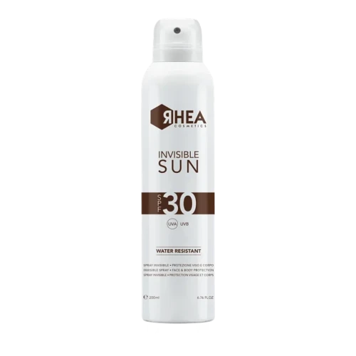 Спрей RHEA Invisible Sun невидимый для тела SPF30 Spray invisibile viso e corpo